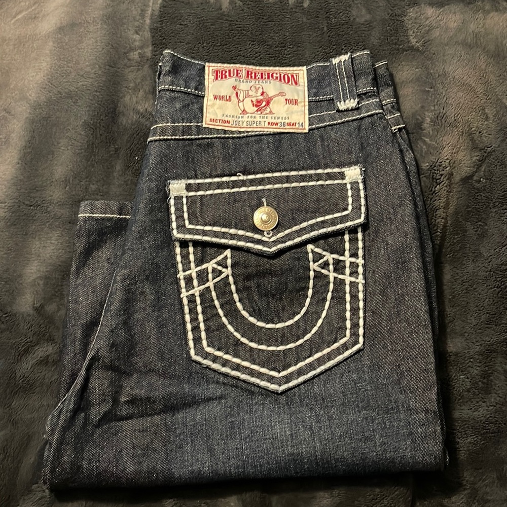 True Religion Joey Super T Shorts Size 36